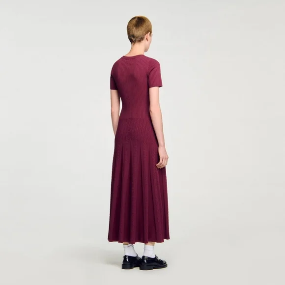 Sandro Knit Maxi Dress - Picture 6 of 14